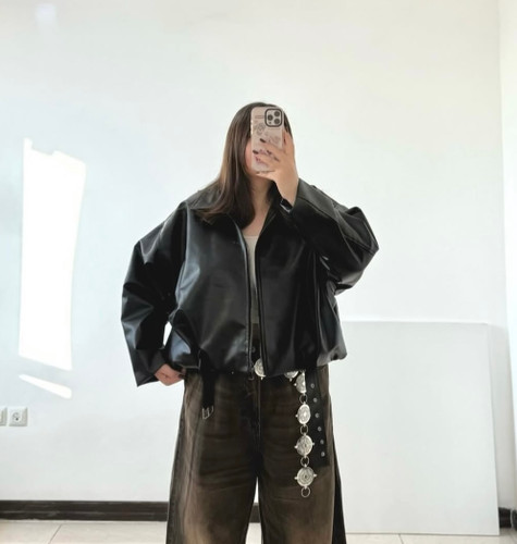 کت چرم pull&bear