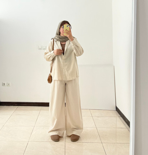 شلوار بگ لینن استور