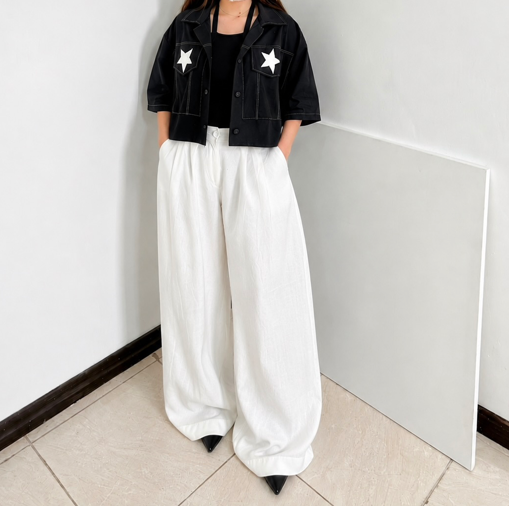 شلوار بگ Pants🤍