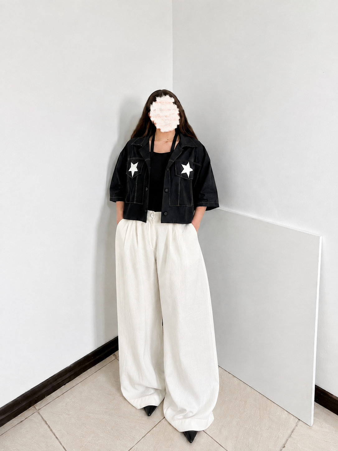 شلوار بگ Pants🤍